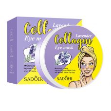 Патчи под глаза коллагеновые успокаивающие с лавандой SADOER Lavender Collagen Moisturizing Tightening Eye Mask (80 г, 60 шт) Патчи под глаза коллагеновые успокаивающие с лавандой SADOER Lavender Collagen Moisturizing Tightening Eye Mask (80 г, 60 шт)
