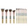 Набор кистей для макияжа профессиональный ANMOR Professional makeup brush set Indian бежевый (12шт)