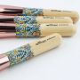 Набор кистей для макияжа профессиональный ANMOR Professional makeup brush set Indian бежевый (12шт)