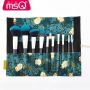 Набор кистей для макияжа профессиональный MSQ Professional makeup brush set OWL зеленый (10шт)
