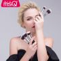 Набор кистей для макияжа профессиональный MSQ Professional makeup brush set All Black черный (15шт)