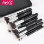 Набор кистей для макияжа профессиональный MSQ Professional makeup brush set All Black черный (15шт)