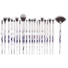 Набор кистей для макияжа MAANGE makeup brush set Metal Gradient фиолетовый (20шт)