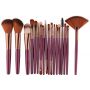 Набор кистей для макияжа MAANGE makeup brush set Wood фиолетовый (18шт)