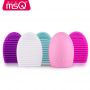 Силиконовая щетка для чистки кисточек MSQ Silicone Egg Brush фуксия Силиконовая щетка для чистки кисточек MSQ Silicone Egg Brush фуксия