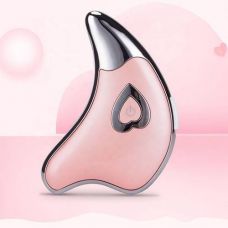 Массажер для лица микротоковый прибор для лифтинга, омоложения и подтяжки кожи лица SCRAPING INSTRUMENT GB4706 Вибромассажер Розовый