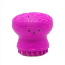 Відлущуюча силіконова щіточка для очищення пір і масажу обличчя Etude House My Beauty Tool фуксія