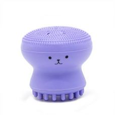 Відлущуюча силіконова щіточка для очищення пір і масажу обличчя Etude House My Beauty Tool синя