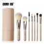 Набор кистей для макияжа в тубусе MAANGE makeup brush set пудровый (7шт)