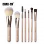 Набор кистей для макияжа в тубусе MAANGE makeup brush set пудровый (7шт)