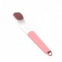 Банная массажная силиконовая электрическая щетка для тела с длинной ручкой ULTRASONIC ELECTRIC SHOWER BRUSH розовая