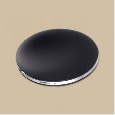 Міні портативне світлодіодне дзеркало для макіяжу подвійне Led Cosmetic Mirror with you чорне