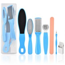 Набір для манікюру та педикюру 7в1 блакитний