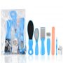 Набір для манікюру та педикюру 7в1 блакитний