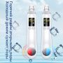 Вакуумный очиститель пор с функцией холод\тепло BlackOwl 2в1 Blackhead Remover Hot and Cold Skin care Device Белый