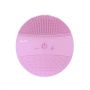 Вибрирующая силиконовая водостойкая щетка BlingBelle Pink для чистки кожи лица с беспроводной зарядкой розовая