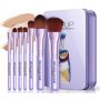 Набір кистей в металевій коробці BIOAQUA makeup brush set violet (7шт)