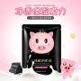 Маска-салфетка для лица йогуртовая IMAGES Piggy Yogurt Refreshing Black (25г)