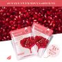 Маска-салфетка для лица с гранатом выравнивающая ROREC Pomegranate (30г)