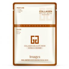Маска-салфетка для лица питательная и подтягивающая с колагеном IMAGES Collagen Delicate Mask (30г)