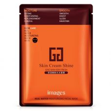 Маска-салфетка для лица увлажняющая с гиалуроновой кислотой IMAGES Skin Cream Shine Mask (30г)