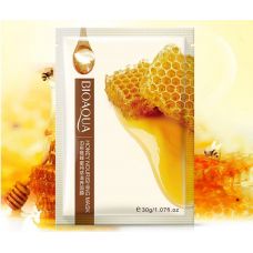 Маска-серветка для обличчя живильна з медом BIOAQUA Honey Nourishing Mask (30г)