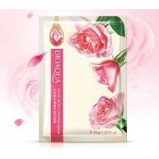 Маска-салфетка для лица увлажняющая с розой BIOAQUA Rose Moisturizing Mask (30г)