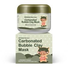 Маска для лица кислородная пузырьковая очищающая и отшелушивающая BIOAQUA Skin Care Carbonated Bubble Clay Mask (100мл)
