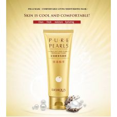 Очищуючий крем для вмивання з екстрактом перлів живильний BIOAQUA Pure Pearls (100мл)