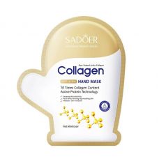 Маска-перчатки для рук коллагеновая увлажняющая SADOER Collagen Anti-Aging Hand Mask (40 мл, пара)