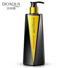 Шампунь для волос с бамбуковым углем для увлажнения волос и глубокого очищения кожи BIOAQUA (300мл)